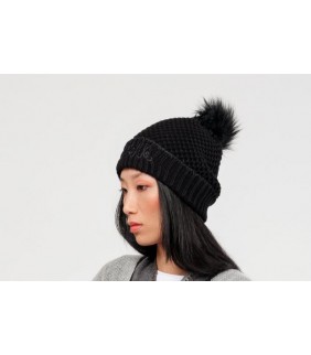Gorro de punto negro Anekke