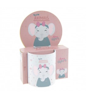 TAZA INFANTIL DE PLÁSTICO / KIDS PLASTIC ELEFANTE