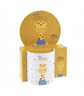 TAZA INFANTIL DE PLÁSTICO GIRAFA