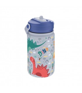 BOTELLA TÉRMICA DINO AZUL