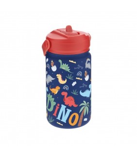 BOTELLA TÉRMICA DINO ROJA