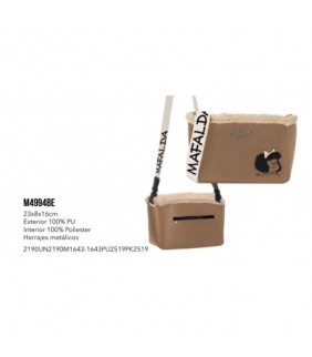 BANDOLERA BEIGE MAFALDA