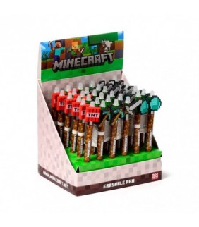 Inkredible Erasable Pen with Minecraft Tools Silic