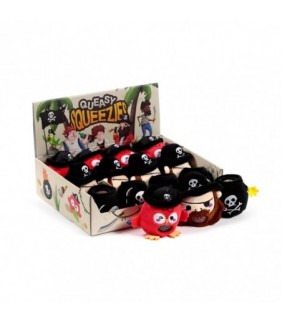 Queasy Squeezies Jolly Rogers Pirate Plush Squeezy