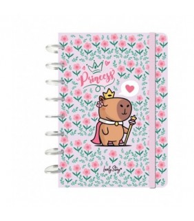 SMART BOOK A5 CON SISTEMA DE DISCOS - PINK QUEEN C