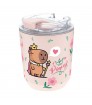 VASO TÉRMICO  280ML - PINK - QUEEN CAPIBARA