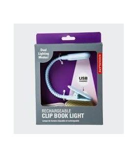 Lampara de Lectura Rechargeable Clip Book Light Bl