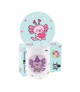 TAZA / MUG 330ML - AXOLOTE - LILA