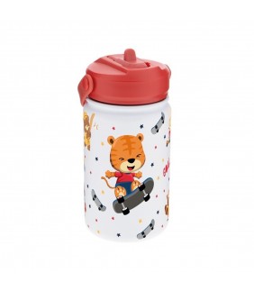 BOTELLA TÉRMICA  330ML ICE RED - SKATE