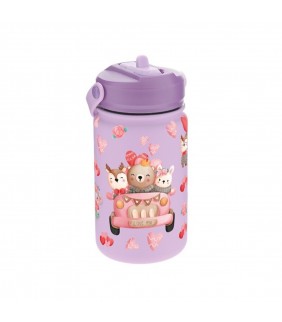 BOTELLA TÉRM  330ML  LILAC - CAR LOVELY TRAVELLERS
