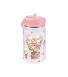 BOTELLA TÉRMICA  330ML  ICE PINK - BALLOON LOVELY
