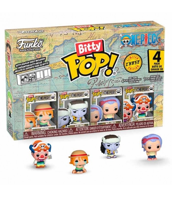 Blister 4 figuras Bitty POP One Piece Nami