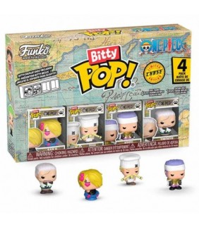 Blister 4 figuras Bitty POP One Piece Sanji