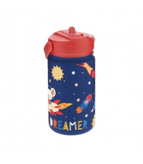 BOTELLA TÉRMICA  330ML DARK BLUE RED - LITTLE DREA