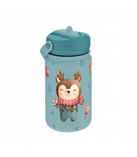 BOTELLA TÉRMICA 330ML  MUSTARD - REINDEER XMAS FRI