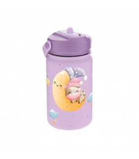 BOTELLA TÉRMICA 330M LILAC - COW SWEET DREAMS