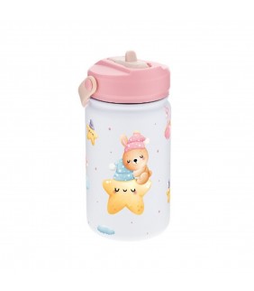 BOTELLA TÉRMICA 330ML  ICE PINK - RABBIT SWEET DRE