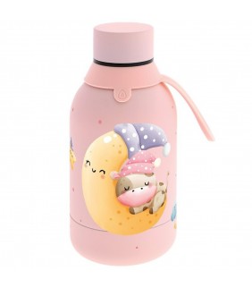 BOTELLA TÉRMICA 350ML - PEACH - COW SWEET DREAMS