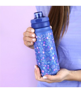 BOTELLA TÉRMICA SPORT  750ML - FLORAL VIBES - MAZA