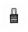 TOTE BAG VOY A TRABAJAR PORQUE NACI GUAPA PERO NO