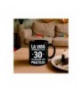Taza con mensaje La vida comienza a los 30