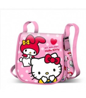 Hello Kitty Lovely-Bolso Bandolera Muffin Mini, Ro