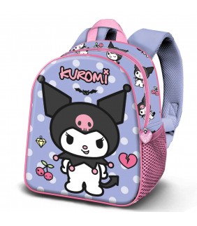 Hello Kitty Kuromi Rebel-Mochila 3D Elite, Malva