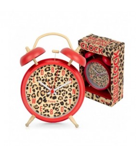 Reloj despertador retro ?Leopardo?