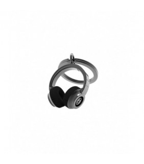 Llavero auriculares negros