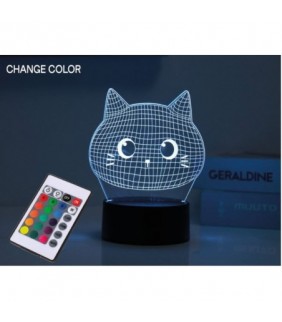 Lámpara LED 3D CAT