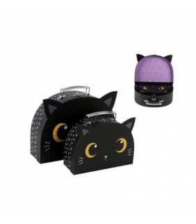 Cajas de Regalo con asa BLACK CAT set de 2 uds