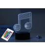 Lámpara LED 3D MUSIC