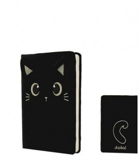 Libreta Plush Black Cat