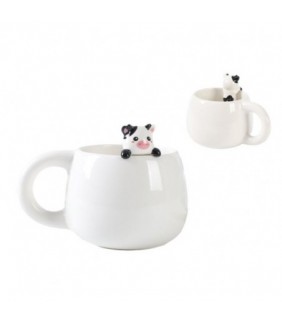 Taza de Cerámica con Charm COW