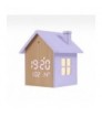 Reloj Despertador Casita Lila I Total