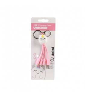 Cable 3 en 1 UNICORNIO