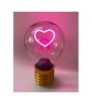 Luz Con Forma De Bombilla Heart