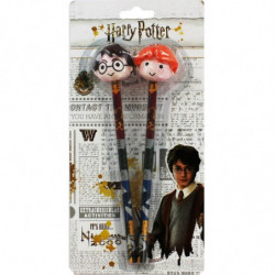 Pack 2 lápices con goma 3D Harry Potter