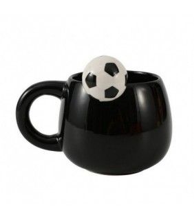 Taza Ceramica con Balon de Futbol