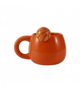 Taza ceremina con balon de Baloncesto