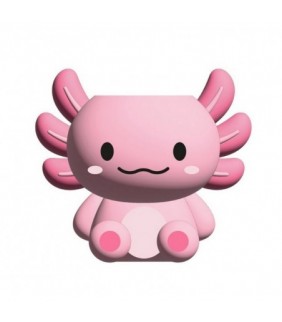 Portalapices Ajolote Rosa 15cm