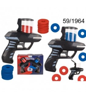Juego Disc Shooter para 2, 20 discos