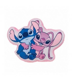 Cojin 3D Angel & Stitch Disney