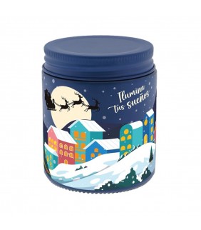 VELA AROMÁTICA / SCENTED CANDLE - DARK BLUE ILUMIN