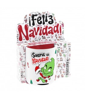TAZA 330 ML / MUG 330 ML - ¡SONRÍE, ES NAVIDAD!