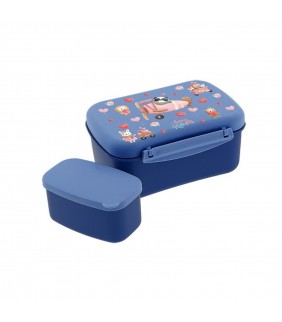 TUPPER HERMÉTICO 900ML - DARK BLUE - PLANE LOVELY