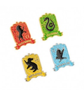 Set De 4 Pins De Las Casas De Hogwarts - Harry Pot