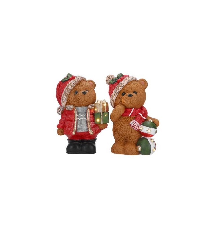 Osos Navidad Resina 2 Modelos a elegir