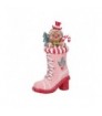 Hombre de jengibre en bota de PVC