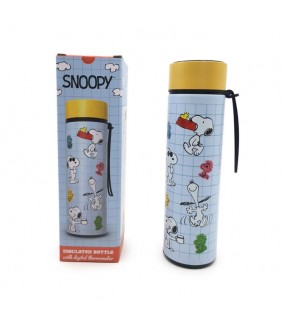 Botella Termo con Termómetro Peanuts Snoopy & Wood